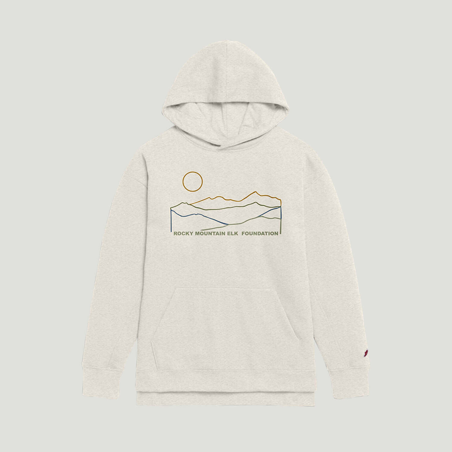 quiet mountain Logo Hoodie creek MINNANO quiet mountain Logo 