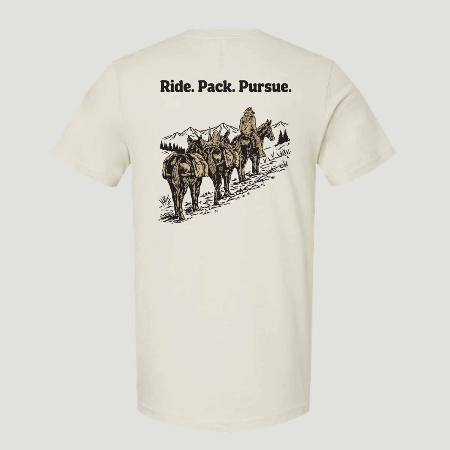 Pre-Order OutdoorClass Ride. Pack. Pursue. Tee